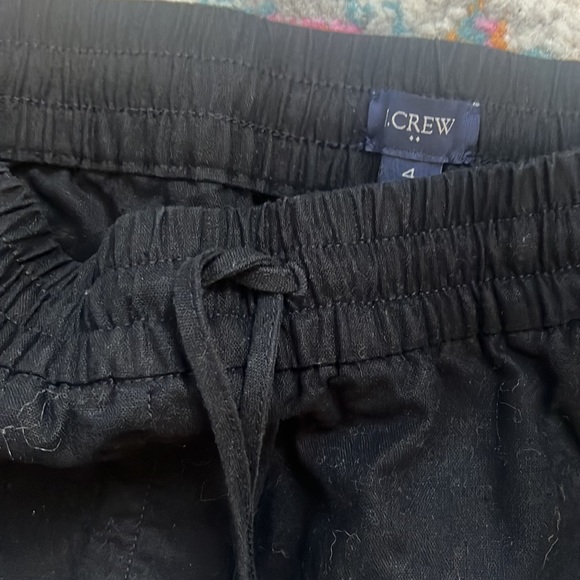 J Crew Black Linen Pants - Size 4 - Picture 3 of 3